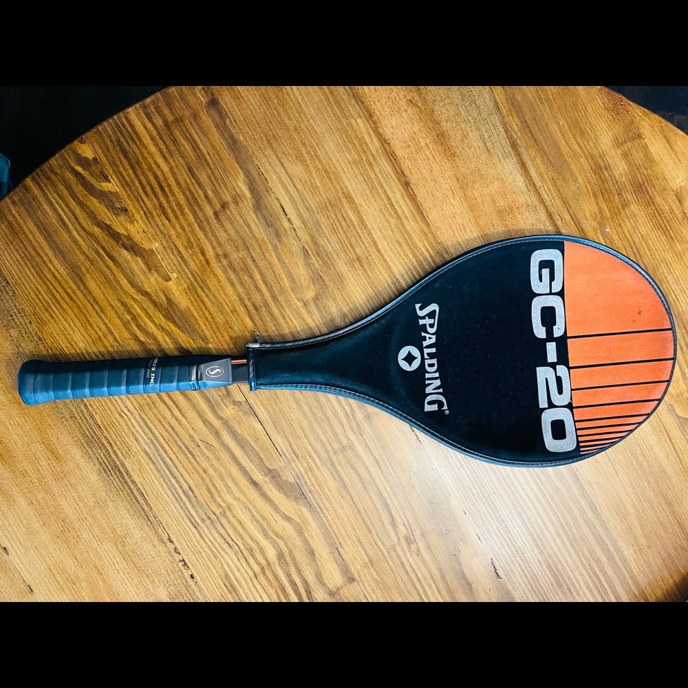 Excellent Condition Spaulding Gc-20 black/orange Tennis Racquet